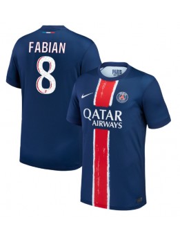 Paris Saint-Germain Fabian Ruiz #8 Replika Hemmakläder 2024-25 Kortärmad